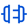 plug_connect_100dp_0051D5_FILL0_wght400_GRAD0_opsz48